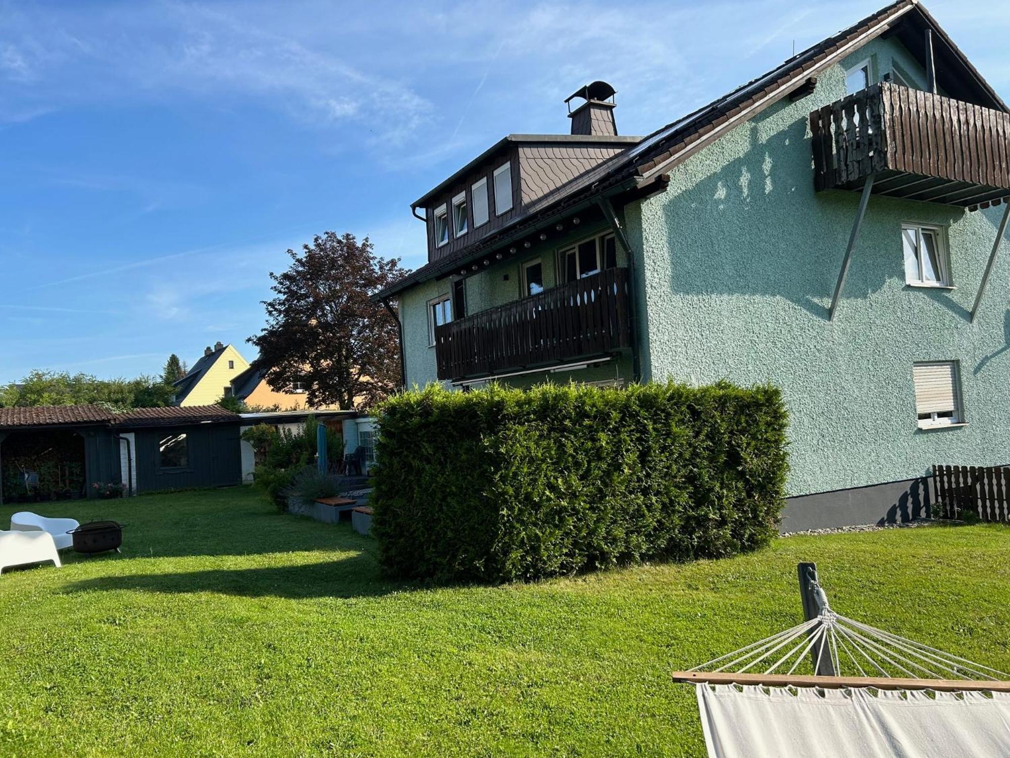 Apartment Kornbergblick Schwarzenbach an der Saale Eksteriør billede